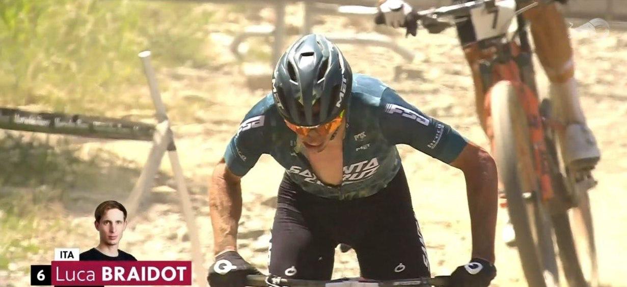 Immagine per Braidot sempre più nella storia, il ciclista di Mossa in vetta in Andorra
